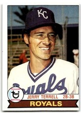 1979 Topps Jerry Terrell . Kansas City Royals #273