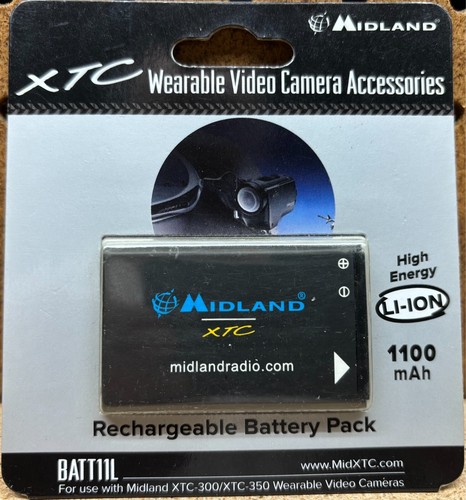 Midland Battery BATT11L for Midland XTC-300 XTC-350 Wearables Lot of 2 Sealed - Picture 3 of 7