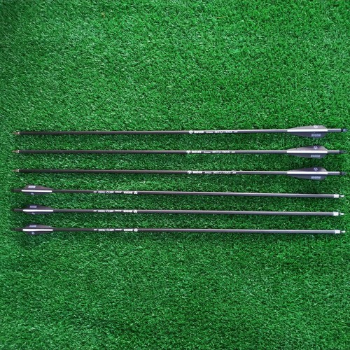 12PCS 30" Carbon Arrows 2.95" Vane Spine 500 Compound/Recurve Bows Hunting - Picture 17 of 70