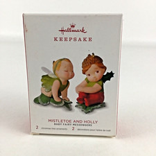Hallmark Keepsake Christmas Ornament Baby Fairy Messengers Mistletoe Holly 2018