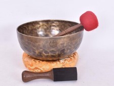 12" Full Moon Singing Bowl, Handmade Tibetan Singing Bowl, Healing Singing Bowl