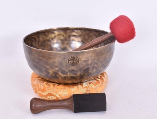 12" Full Moon Singing Bowl, Handmade Tibetan Singing Bowl, Healing Singing Bowl - Picture 1 of 5