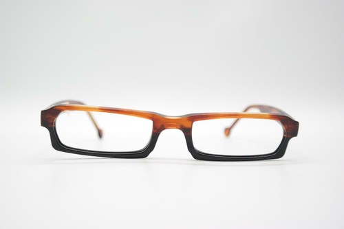 Vintage L.A. Eyeworks Wade 943 Braun Schwarz Eckig Brille Brillengestell NOS - Bild 1 von 6