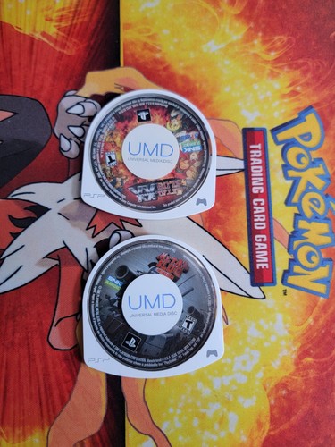 Sony PSP Metal Slug Anthology & Metal Slug Double XX UMD Game Lot Only Tested