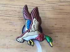 FLYING DUCK MALLARD RARE 06- 08 - AUTHENTIC JIBBITZ SHOE CHARM FIT CROCS HOLES