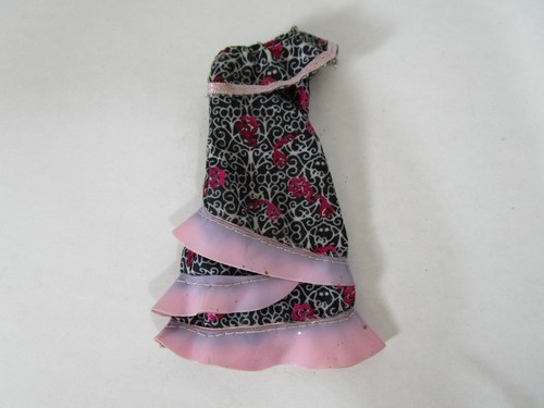 MONSTER HIGH Rochelle Goyle Ghouls Ersatzkleid PINK & SCHWARZ nur
