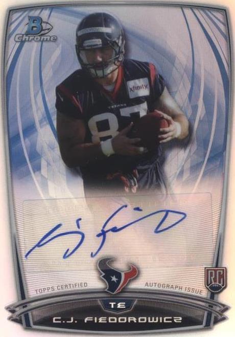 2014 Bowman Chrome C.J. Fiedorowicz #RCRA-CJF - 1 of 2