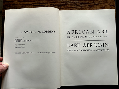 African Art in American Collections (1966) Warren Robbins English & Français - Picture 4 of 16