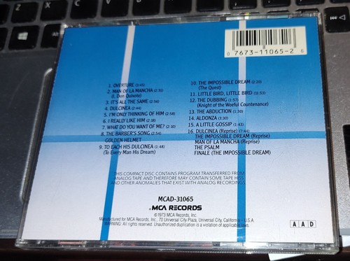MAN OF LA MANCHA - ORIGINAL BESETZUNG (1999 MCA RECORDS CD) - Bild 2 von 3