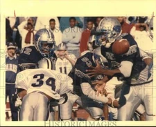 1988 Press Photo Paris Wildcat High School Football Players at Game Play