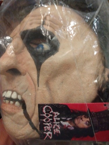 Alice Cooper Official Halloween Mask Trick Or Treat Studios New Ships From USA - Picture 5 of 7