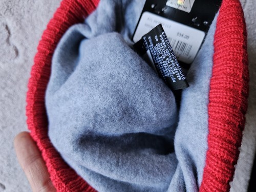 Authentic New Era Atlanta Hawks Sport Knit Retro Beanie Cold Weather Hat - Picture 5 of 7