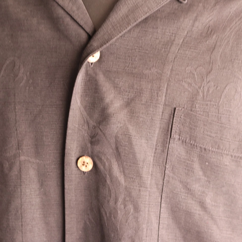 Tommy Bahama Men's Hawaiian Shirt Size XL Black - Image 3 of 4