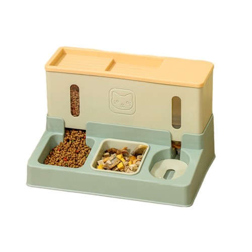 Automatic Large Cat Feeder and Water Dispenser for Easy Feeding and Drinking - Picture 15 of 17