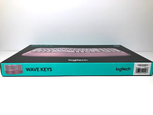 Logitech WAVE KEYS Wireless Ergonomic Keyboard with Cushioned Palm Rest - Rose! - Picture 5 of 15