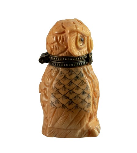 Figur Eule Pillendose Handarbeit Unikat 3601 - Bild 3 von 8