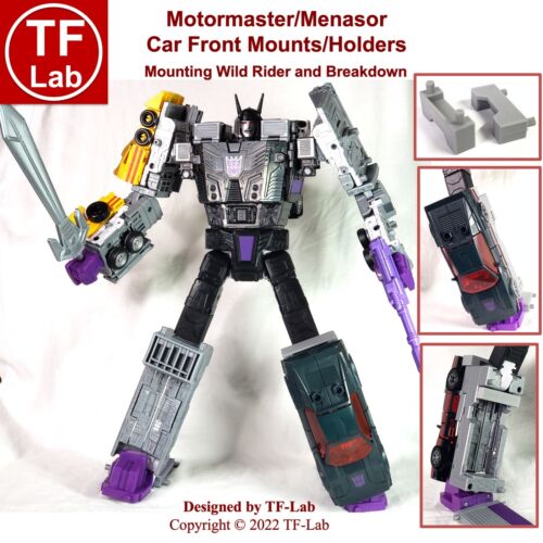 Front Car Mount+Leg Door Lockers Legacy Motormaster/Menasor Wild Rider Breakdown - Picture 6 of 9