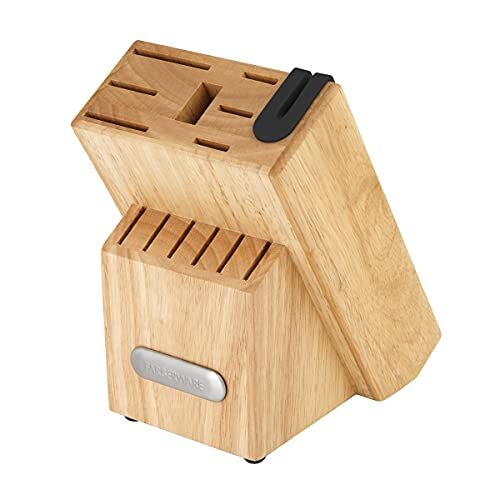 Farberware Edgekeeper Triple Riveted Knife Block Set with Built in Sharpener - Picture 3 of 9