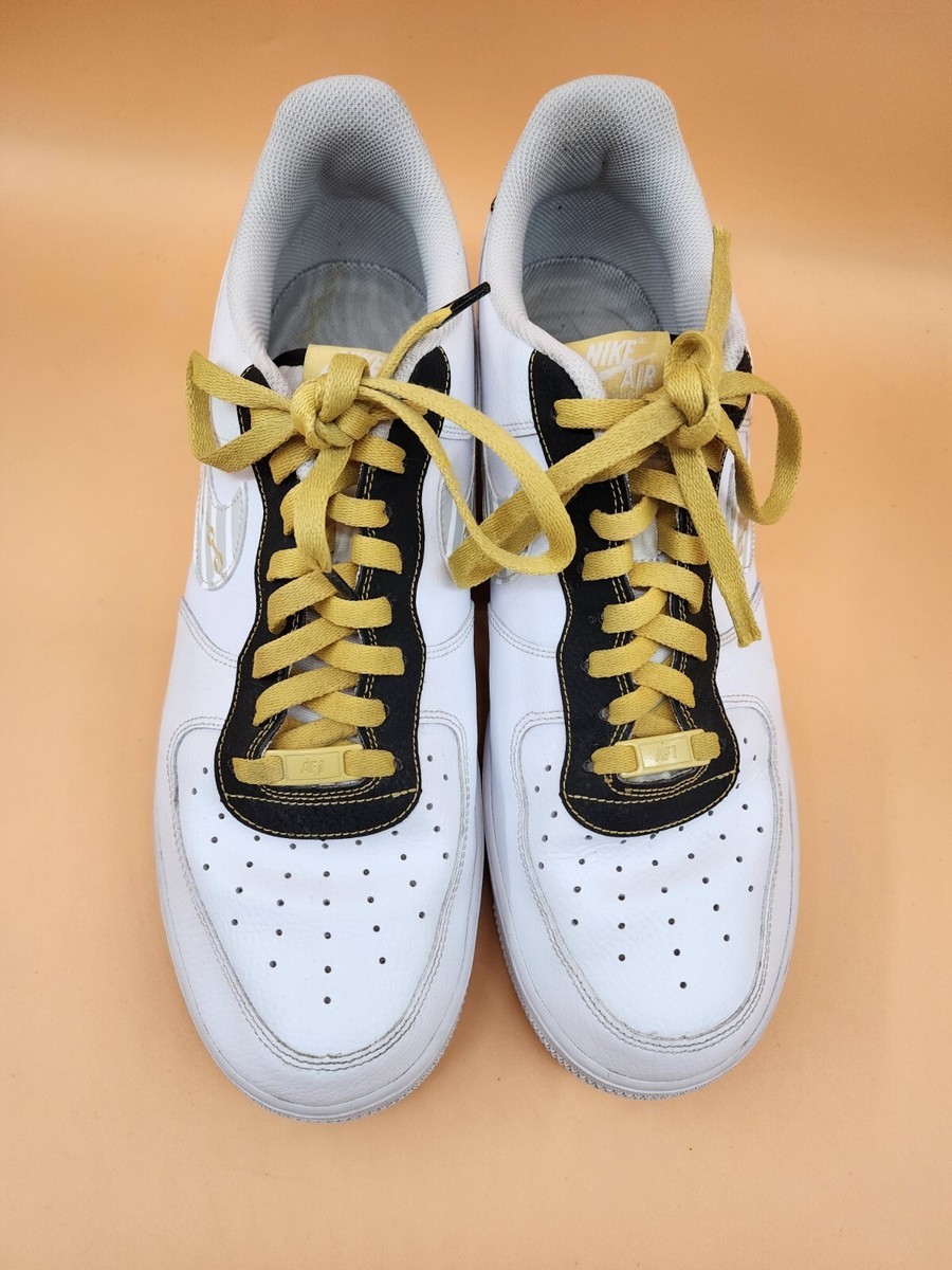 Size 13 - Nike Air Force 1 '07 LV8 Gold Links Zebra Print