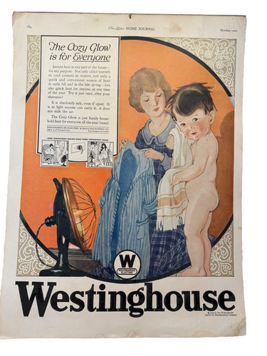 Pubblicità Westinghouse Vintage Ottobre 1922 Giornale Casa Donna - Foto 2 di 7