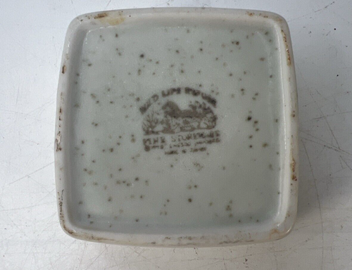 Small trinket dish butterfly off white and speckled - Picture 7 of 9