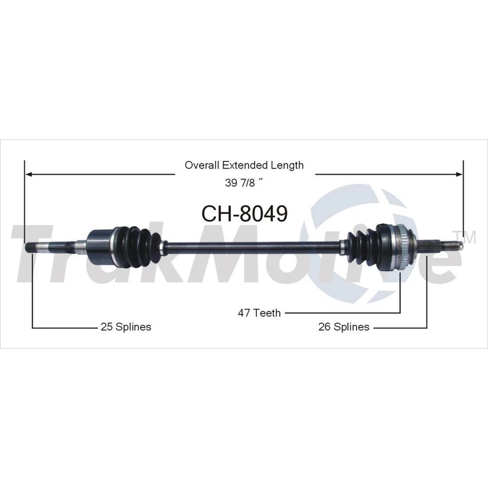 CV Axle Shaft Joint For Chrysler LeBaron 1994 1993 1992 1991 1990 1989 1988 1987 - Image 3 of 3