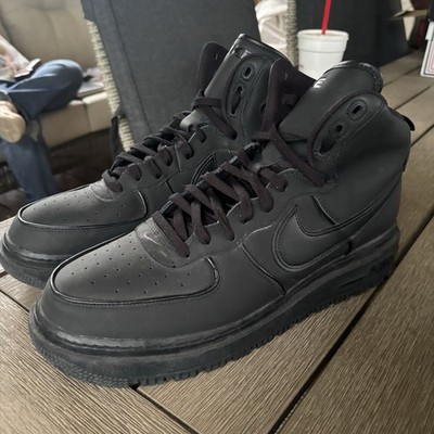 Nike Air Force 1 Winter Boots Black Anthracite DA0418-001 Mens sz 15