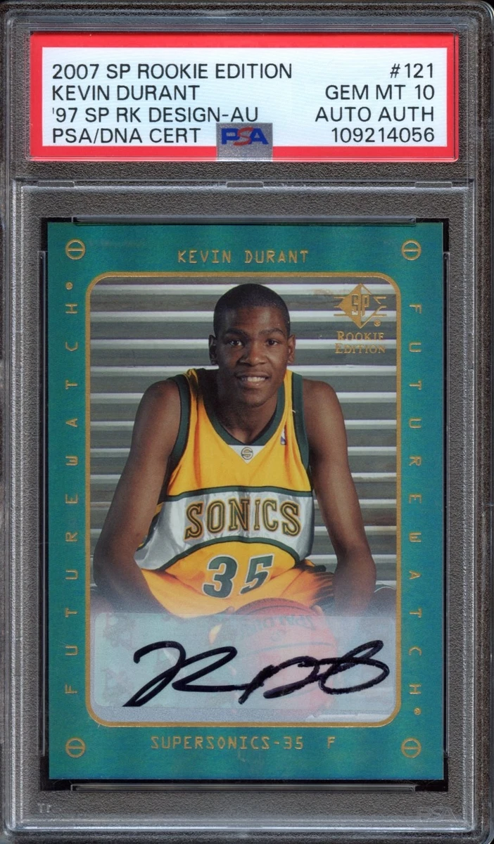 Upper Deck Kevin Durant Basketball Original Autographed Sports