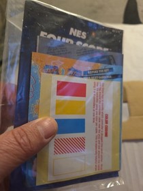 Nintendo NES Four Score Gray NES-034A 4-Player Controller Adapter Box & Manuals 