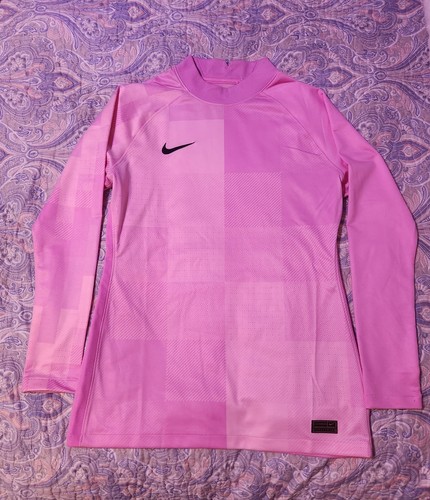 New Nike Soccer Goal Keeper Women's Size M .Long Sleeve Pink Jersey CZ6672-639 - Picture 2 of 9