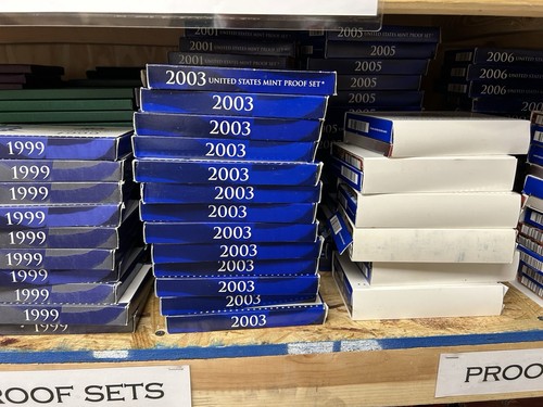 ESTATE LOT! Bulk Lot of U.S. Proof Set Run 1999-2006 ALL OGP/ 8 Sets Total - Picture 2 of 2