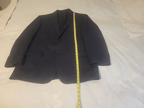 Jos A Bank Traveler Anzug Herren 46R Sakko Tailored Fit Hose 40x29 (2,5" Saum) Navy - Bild 7 von 24