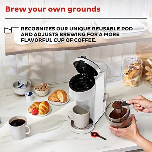 INSTANT POT K-CUP POD COMPATIBLE SINGLE SERVE COFFEE MAKER 8-12OZ - WHITE - Picture 5 of 5