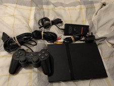 PlayStation 2 Slim Black PS2 + FULL SETUP