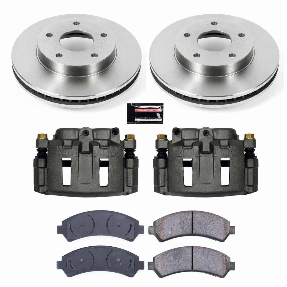 Power Stop Brake Kit For GMC Jimmy 1997-2001 Front Autospecialty - w/ Calipers Foto 2 de 4