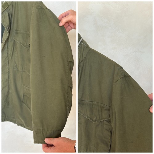 Small Reg. Rare Authentic 1965 first model  US M-65 field jacket Military - Imagen 10 de 11
