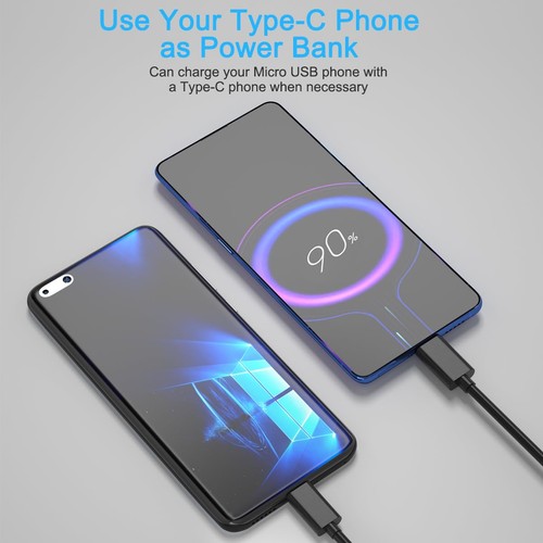 USB C to Micro Cable,Type C Charger Compatible with 6ft - Picture 4 of 6