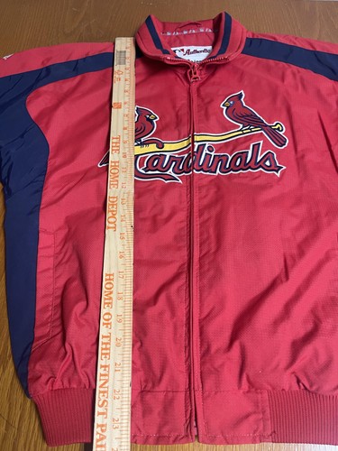 Chaqueta de los Cardenales de San Luis Para Hombres Mediana MLB Béisbol Majestuosa Auténtica Nailon - Imagen 18 de 20