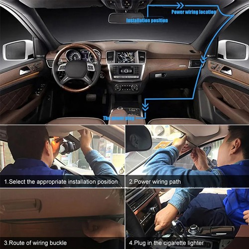 3"In Car Camera Recorder WIFI Dual Front and Rear HD 1080P Dash Cam Night Vision - Picture 6 of 14
