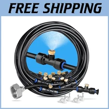 75FT Misting Line + 28 Brass Nozzles Outdoor Mister