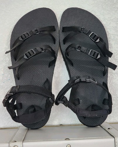 Teva Outdoor Sport schwarze Damen-Sandalen Größe 10 Riemchen Spinnengummi