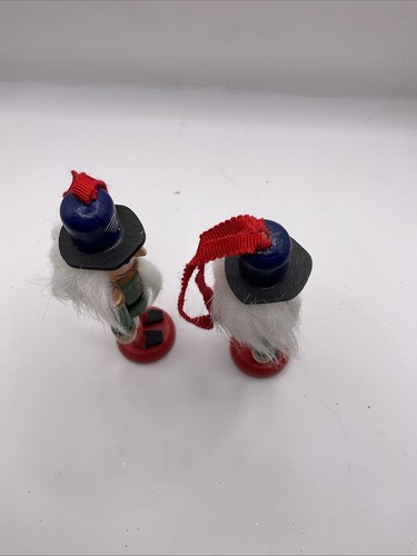 5 x Nutcracker Dolls Soldiers Wooden Christmas Tree Ornaments 10cm-11cm B - Picture 14 of 21