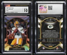 2020 Panini Select Concourse Silver Prizm Jordan Love CSG 10 Gem Mint Rookie RC