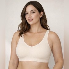 Shapermint Truekind Daily Comfort Wireless Shaper Bra Sz XXXL Chai Nude 10022