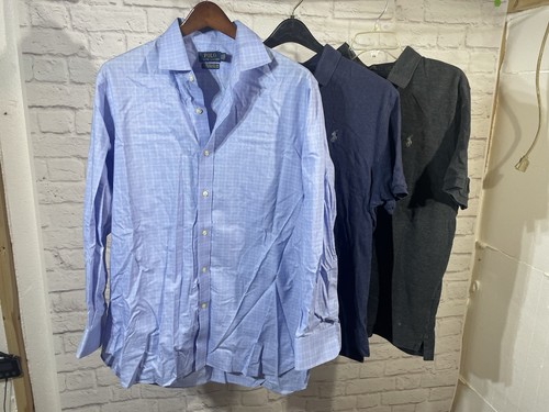 Paquete de 3 camisas Ralph Lauren para hombre GRANDES 2 polos + Buttondown, envío gratuito - Imagen 1 de 23
