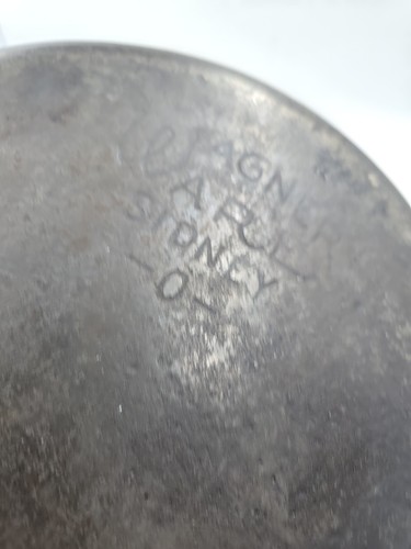 Vintage Cast Iron Wagner Ware Sidney 0 Number 8 1/2” Frying Pan 1055H - Picture 8 of 12