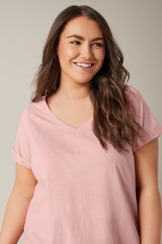 EVANS Curve Pure Cotton T-Shirt - Picture 5 of 36