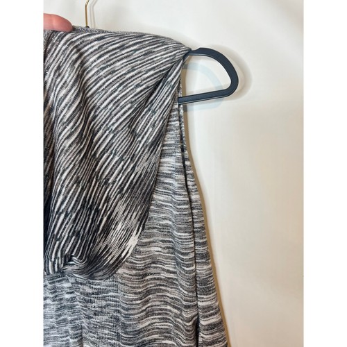 Top Lane Bryant para mujer 14/16 sin mangas tejido metálico Preppy Off The Should - Imagen 4 de 12