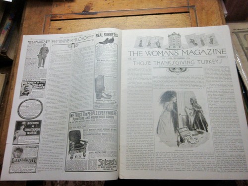 The Woman's Magazine 11/1906 Saint Louis Fashion, Great Ads Auto on Cover - Picture 3 of 10