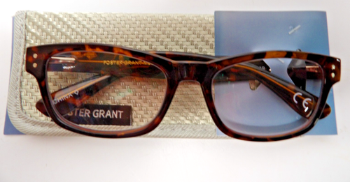 Foster Grant Multi Focus Advanced Reading Glasses Conan +1.00 Soft Case & Cloth - Picture 5 of 9